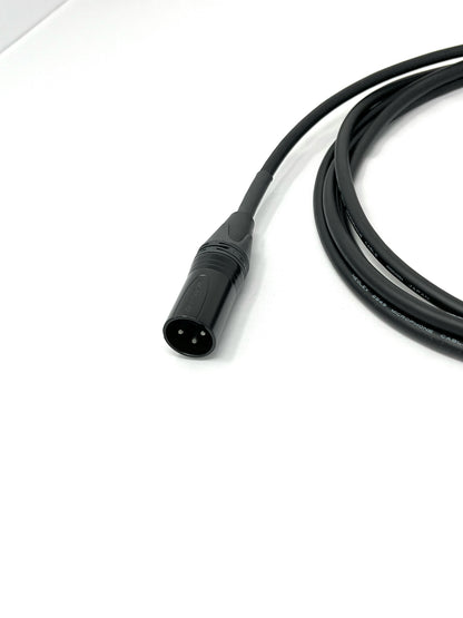 SilentFox Audio Premium XLR Microphone Cable, 10 ft, Black, XLR3F–XLR3M, Balanced