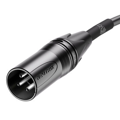 SilentFox Audio 10 ft XLR Male-1/4 TRS Cable, Neutrik, Assembled in USA